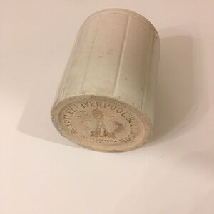 Antique W P Hartley Marmalade Jar Crock Liverpool London Ribbed Ironstone
